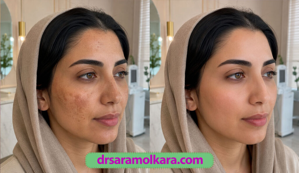 لیزر لک صورت در مشهد | درمان تخصصی با بهترین دستگاه‌ها
