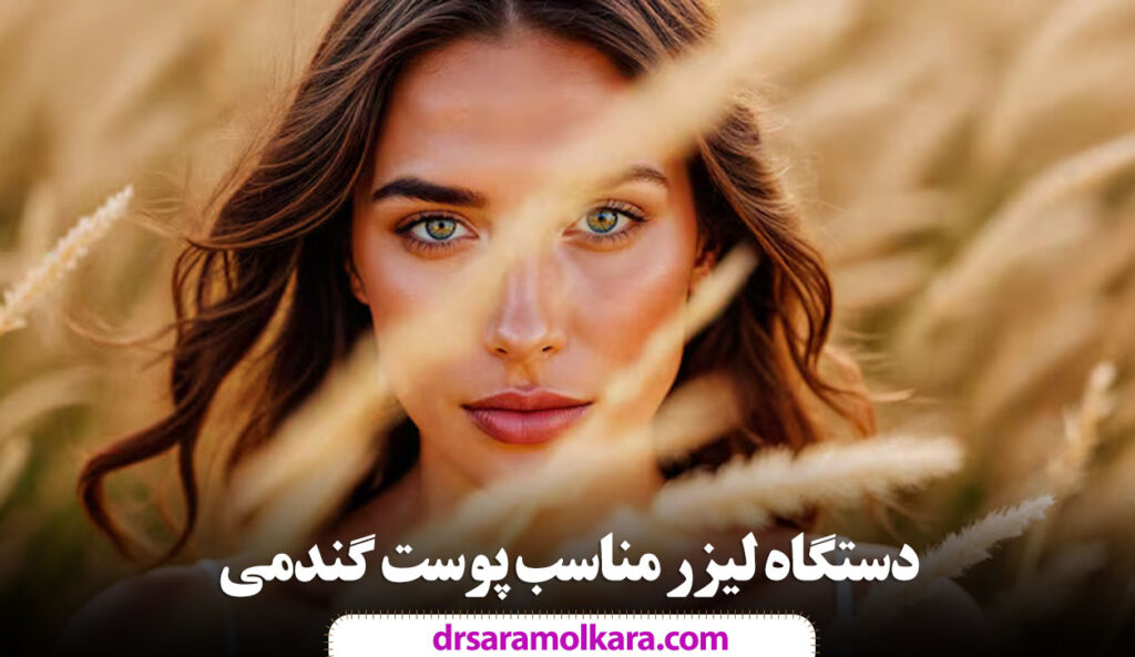دستگاه لیزر مناسب پوست گندمی