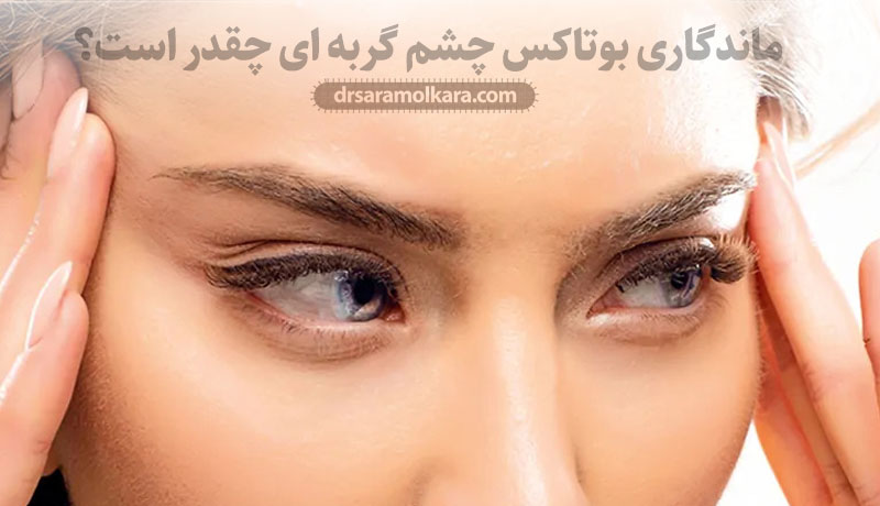 ماندگاری بوتاکس چشم گربه‌ ای چقدر است؟